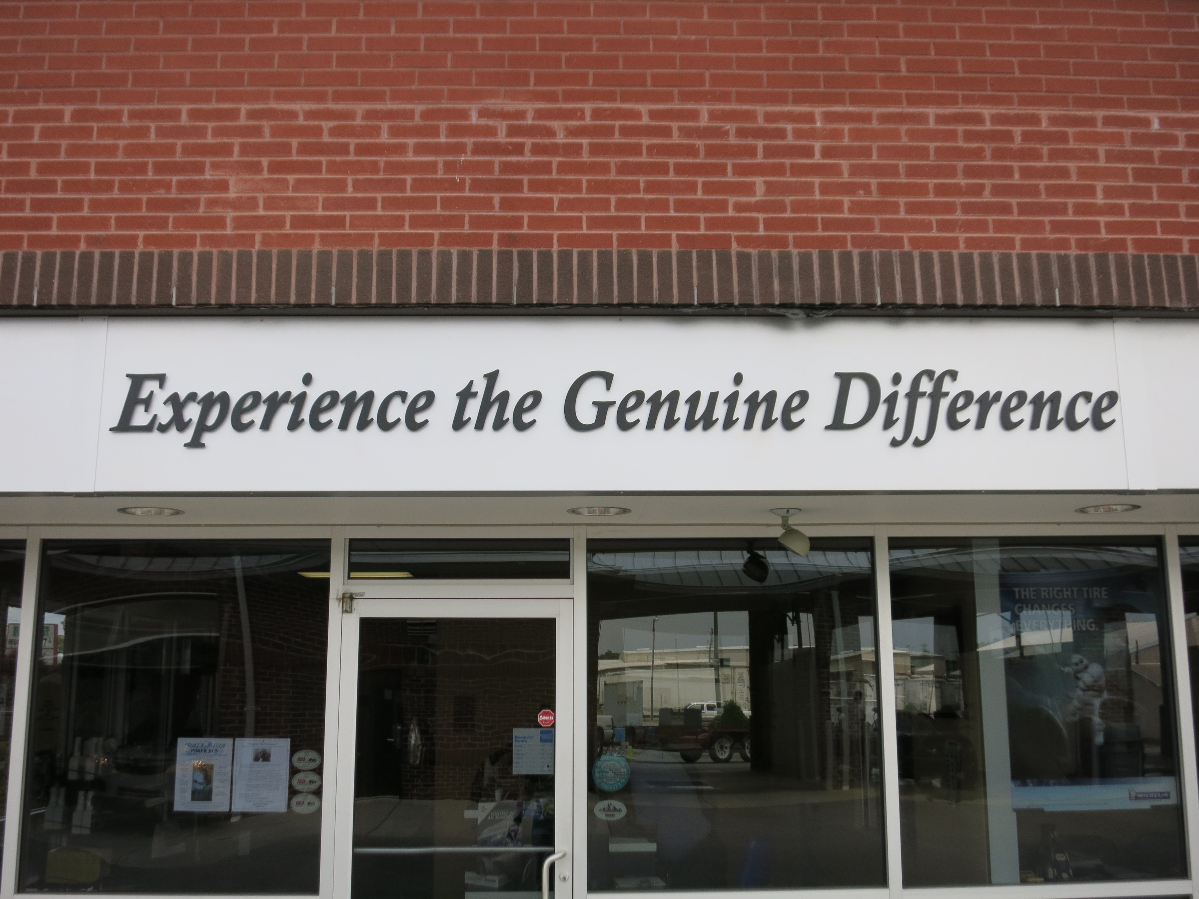 Experience the Genuine Difference